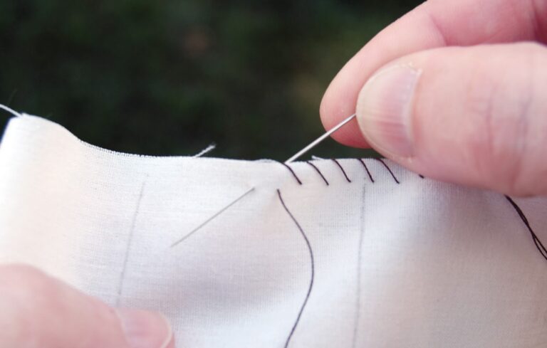 How to end a stitch